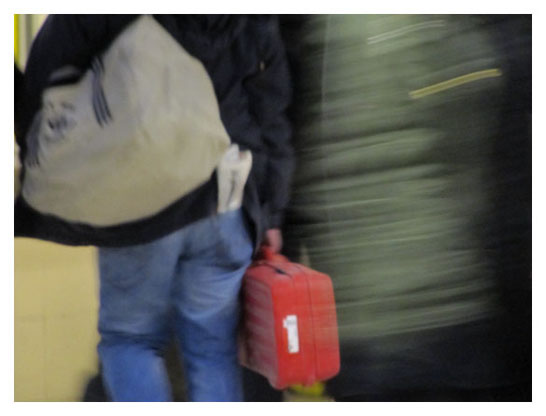 Philip Bradshaw, Between arriving and departure, departing and arrival, 2012.